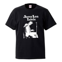 【Jerry Lee Lewis/ジェリー・リー・ルイス】5.6オンス Tシャツ/BK/ST- 223