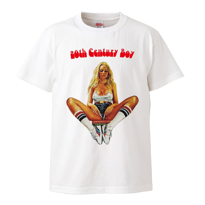 t.rex/20th century boy】5.6オンス Tシャツ/WH/ST-906 |