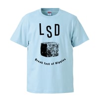 【Break fast LSD/LSDはヒッピーの朝食】 5.6オンス Tシャツ/LB/ST-576