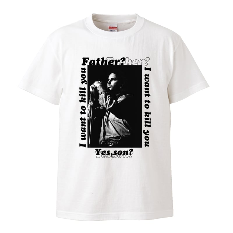 Jim morisson/ジム・モリソン】5.6オンス Tシャツ/WH/ST-932 | バ