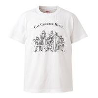 【Gas Chamber Music/ガスチェエンバーミュージック 】5.6オンス Tシャツ/WH/ST- 715
