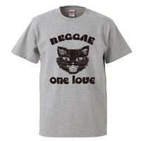 【Reggae One Love/レゲエ・ワン・ラブ】5.6オンス Tシャツ/GY/ST- 868