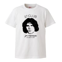 【27cub/Jim Morrison-ジム・モリスン】5.6オンス Tシャツ/WH/ST- 323