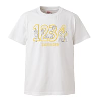 【1.2.3.4 RAMONES /ラモーンズ】5.6オンス Tシャツ/WH/ST- 263