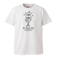 【ice creem man/ジョナサンリッチマン＆モダンラヴァーズ】5.6オンス Tシャツ/WH/ST-042_bk