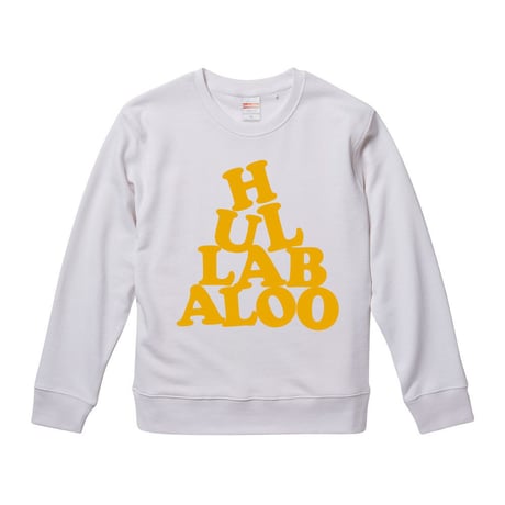 【 HULLABALOO/フラバルー】 9.3オンス スウェット/WH/SW- 383