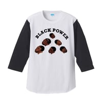 【BLACK POWER/ブラック・パワー】7.1オンス ベースボールT/WHBK/ST- 290