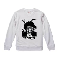 【Cramps-クランプス/Human Fly】9.3オンス スウェット/WH/SW- 339