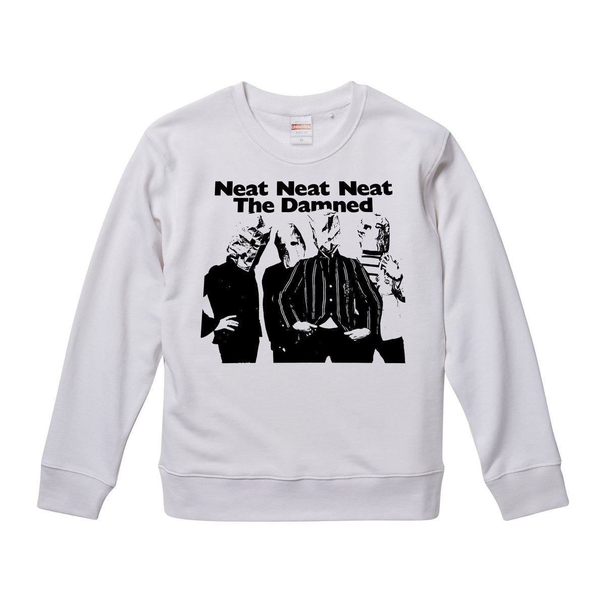 The Damned-Neat Neat Neat/ダムド】9.3オンス スウェット/WH/