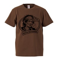 【Keith Richards/キース・リチャーズ】5.6オンス Tシャツ/BR/ST-927