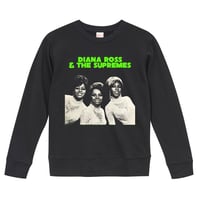 【The supremes/ダイアナロス＆スプリームス】 9.3オンス スウェット/BK/SW- 899