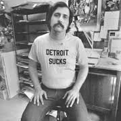 【Lester Bangs-レスター・バングス/DETROIT SUCKS-デトロイトサックス】9.3オンス スウェット/GY/SW- 189