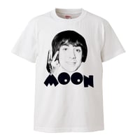 【Kieth Moon-キース・ムーン】5.6オンス Tシャツ/BKWH/ST- 299