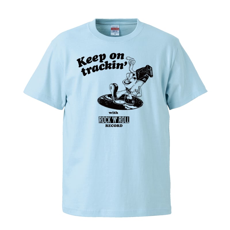 Keep on Trackin'/キーポントラッキン】5.6オンス Tシャツ/LB/ST-6