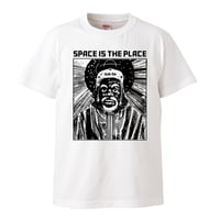 【Sun Ra/space is the place】5.6オンス Tシャツ/WH/ST- 737