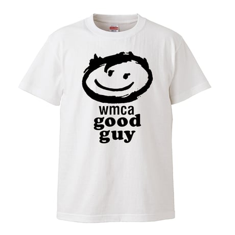 【WMCA GOOD GUY/WMCAラジオ】5.6オンス Tシャツ/WH/ST-134