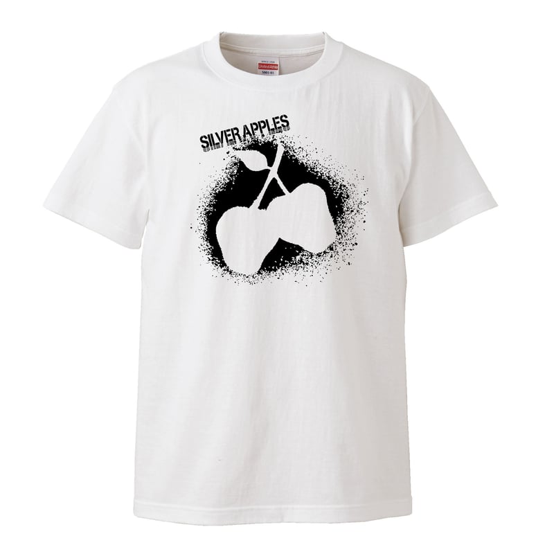 SILVER APPLES/シルバー・アップルズ】5.6オンス Tシャツ/WH/ST-446