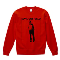 【Elvis Costello / エルヴィス・コステロ】10.0オンス スウェット/RD/SW-935