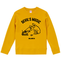 【Devils Music/Blues】ニッパーくんパロディ 9.3オンス スウェット/YL/SW- 439