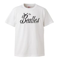 【The Beatles-ビートルズ/1963-バグロゴ】5.6オンス Tシャツ/WH/ST- 165