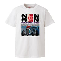 【リトル・デュース・クーペ/The Beach Boys-ビーチボーイズ】 5.6オンス Tシャツ/WH/ST- 382