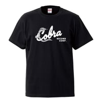 【Cobra Record Corp./コブラ・レーベル】5.6オンス Tシャツ/BK/ST- 343