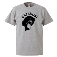 【Nina Simone/ニーナシモン】5.6オンス Tシャツ/GY/ST- 585