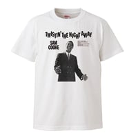 【Sam Cooke-サムクック/twistin' the night away】5.6オンス Tシャツ/WH/ST- 192