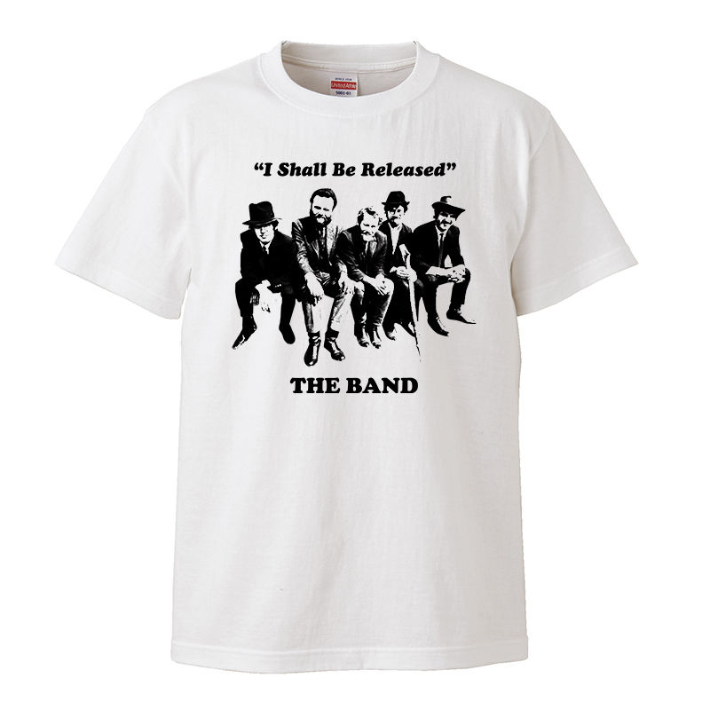 【I Shall Be Released/The Band-ザ・バンド】5.6オンス Tシャツ/WH/ST- 397