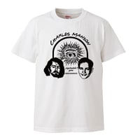 【 Charles Manson/チャールズマンソン】 5.6オンス Tシャツ/WH/ST- 386
