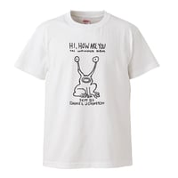 【ダニエル・ジョンストン/ハイ ハウ アー ユー】5.6オンス Tシャツ/WH/ST- 331