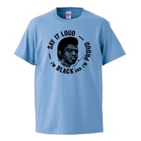 【SAY IT LOUD/ジェームスブラウン】 5.6オンス Tシャツ/SAX/ST-453