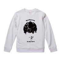 【syd barrett is my love/シド・バレット】9.3オンス スウェット/WH/SW-404