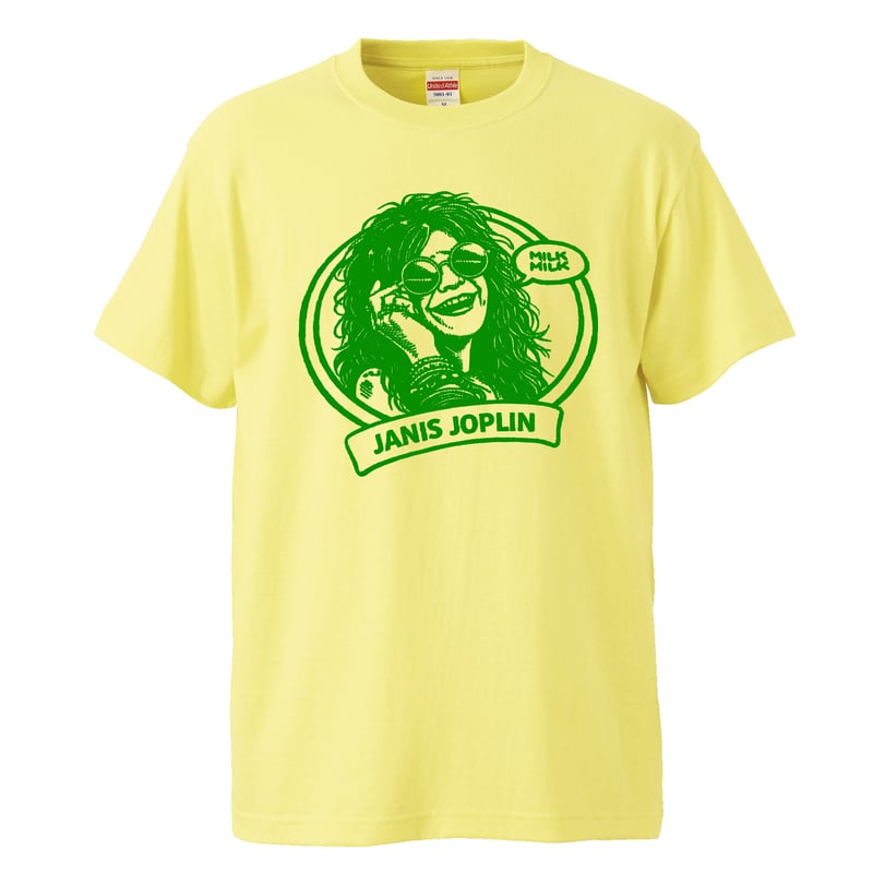 janis joplin/ジャニス・ジョプリン】5.6オンス Tシャツ/LY/ST-929