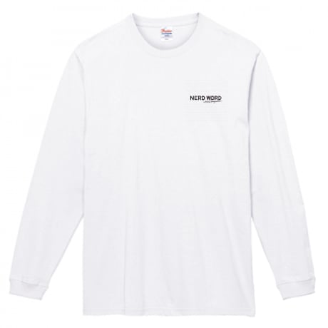 やっぱ白がホットな西海岸スタイルの「Love & Imagination」7.4oz ロングスリーブTシャツ