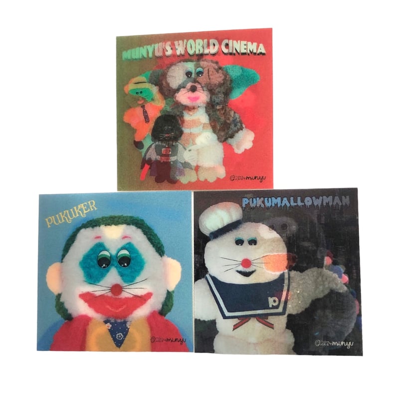 🎬 2WORLDレンチキュラーステッカー3枚セット 🎬 | むにゅ