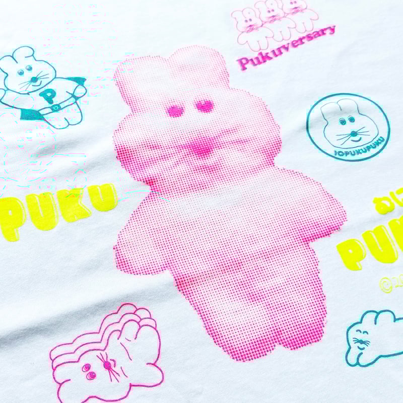 🔔プクプクレトロネオンティ〜シャツ🔔【平日3日以内発送】 | むにゅ