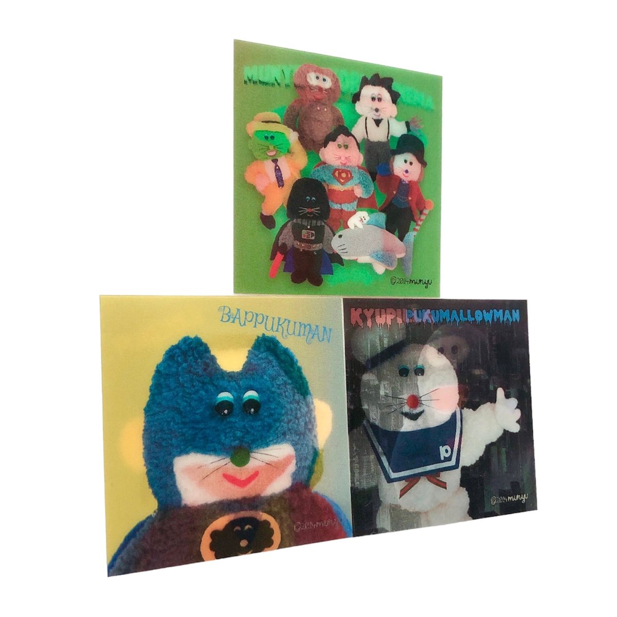 PUNPEE & BIM ぬいぐるみ ステッカーセット PUNPEE & BIM ぬいぐるみ ステッカーセット PUNPEE & BIM ぬいぐるみ