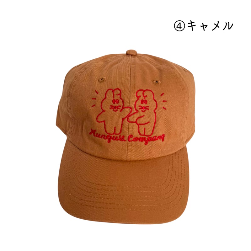 むにゅ プクプク キャップ 🧑‍🚒はたらプク刺しゅうキャップ👮🏻‍♀️【平日5日以内発送】 | むにゅ