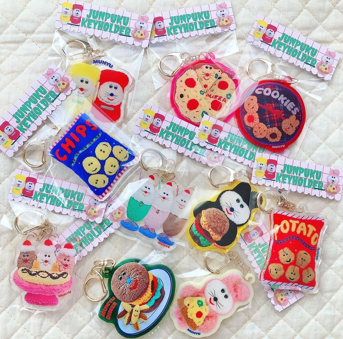 ジャンプクキーホルダー | むにゅ