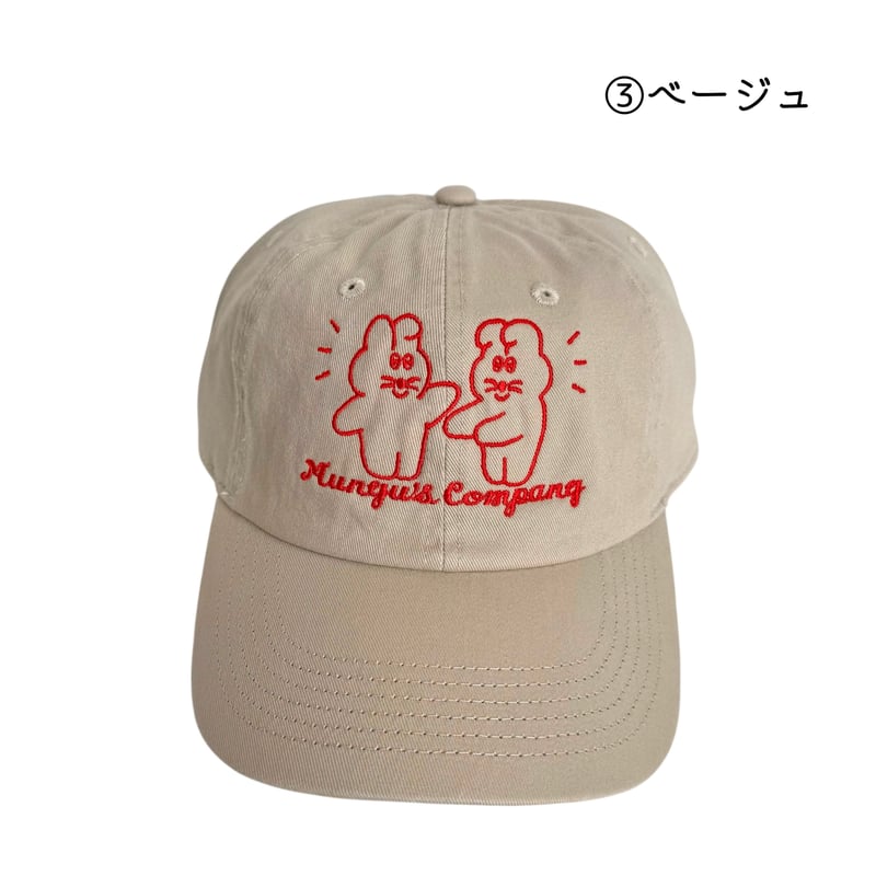 🧑‍🚒はたらプク刺しゅうキャップ👮🏻‍♀️【平日5日以内発送】 | むにゅ