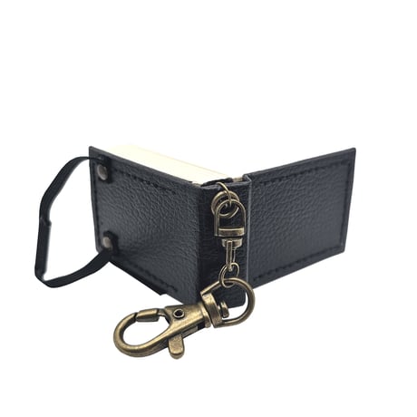 Mini Blackbook Rust Keychain