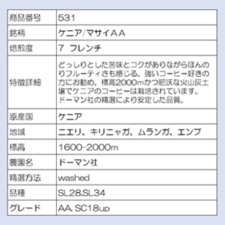 531  ケニア/マサイＡＡ