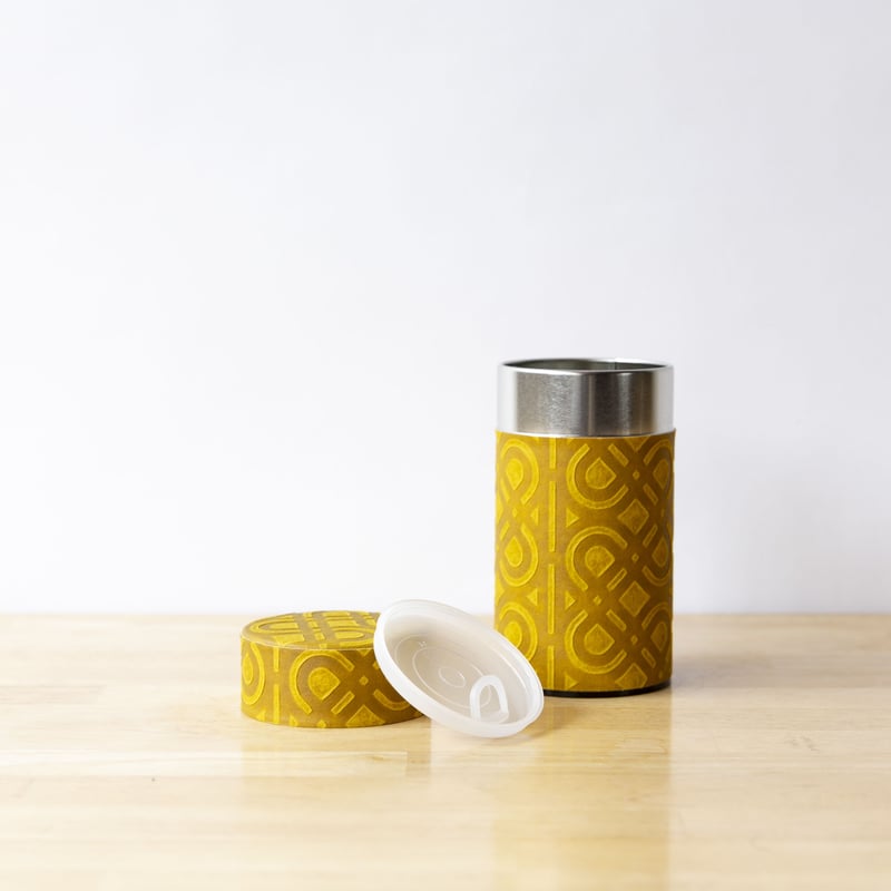 茶缶・中（黄土） | 山次製紙所