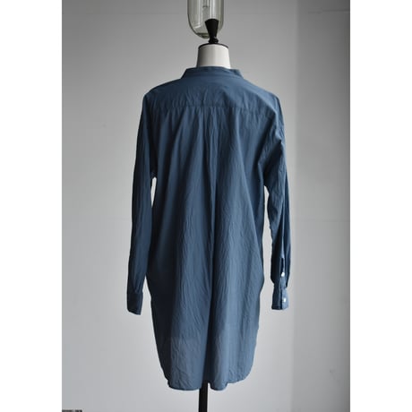 TOUJOURS/ super  Fine count cotton cloth classic band collar shirt