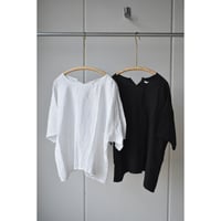 TOUJOURS / Belgian  pure linen cloth over shirt