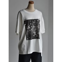 TOUJOURS/ organic  fine  cotton Jersey “Wild Flower”Photo T- shirt