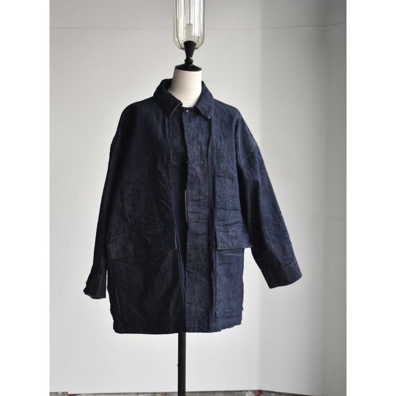 TOUJOURS/ 14OZ selvage classic denim cloth cove