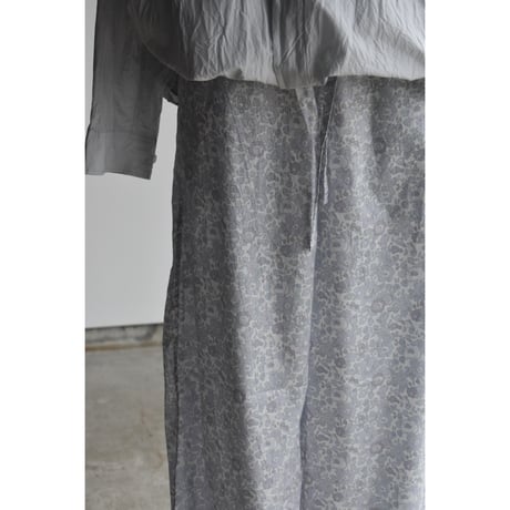 TOUJOURS / liberty  gray flower print  cotton cloth pajama pants