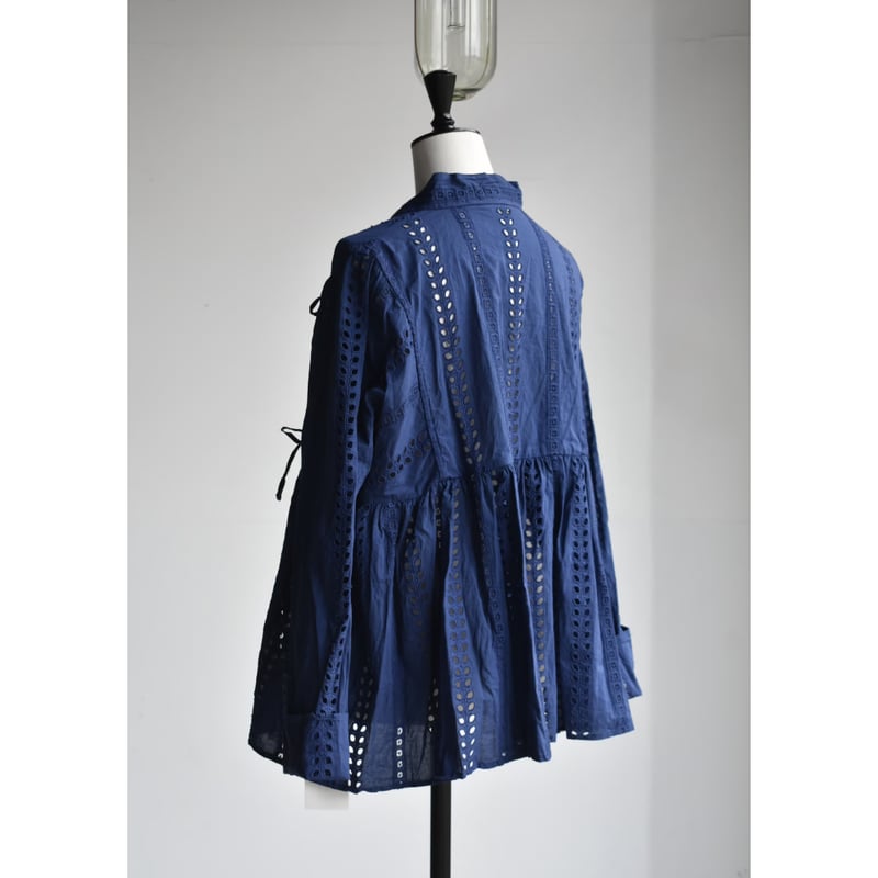 TOUJOURS / Indian lace embroidery cotton clot